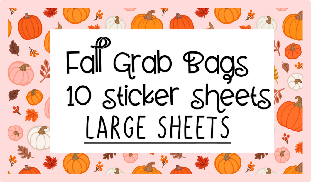Fall Grab Bags- Large Sheets