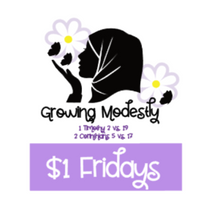 Load image into Gallery viewer, Growing Modestly $1.00 FRIDAYS Icons
