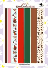 Load image into Gallery viewer, Winter Woodland Critters Sticker Kit
