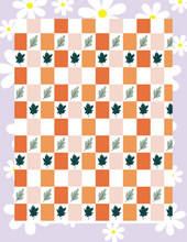 Load image into Gallery viewer, Fall Checkerboard Scrapbook Paper Collection
