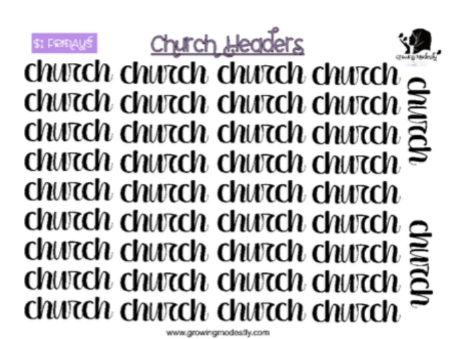 Church Headers